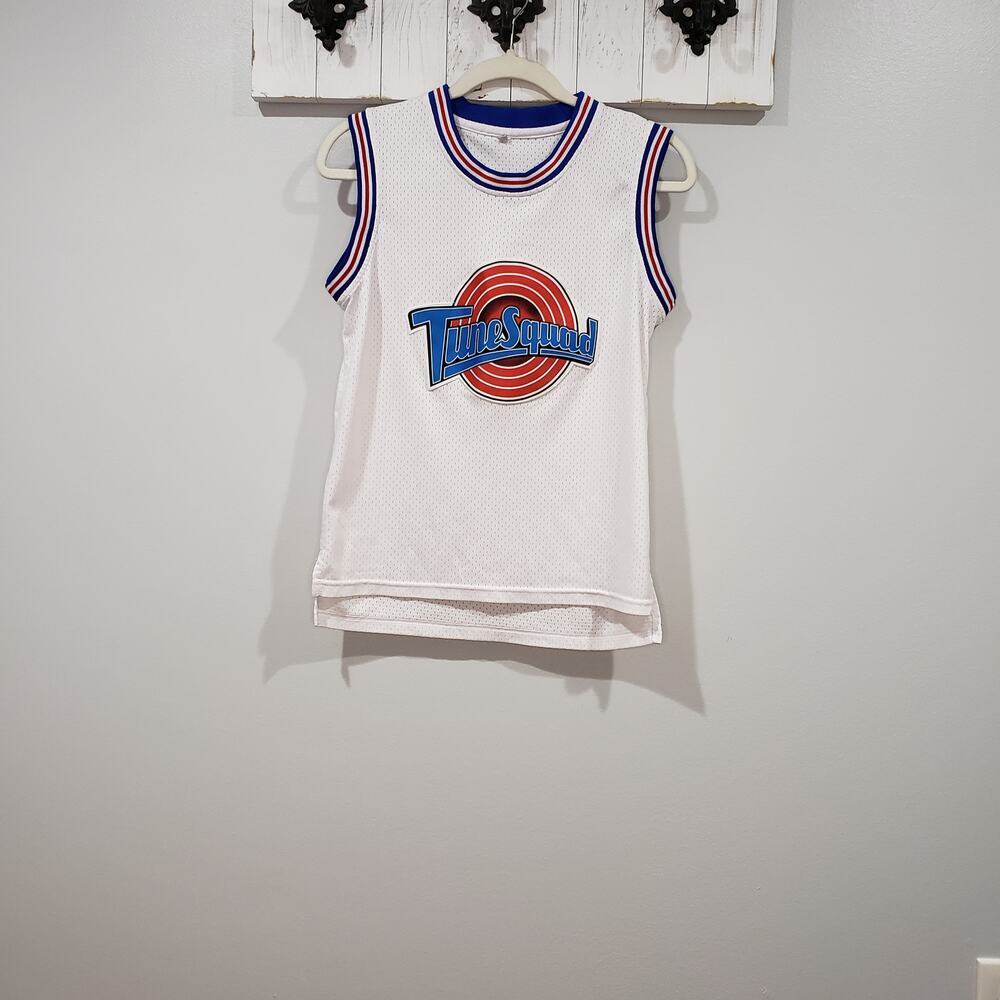 Space Jam Tune Squad Jersey White Michael Jordan Kids M Basketball